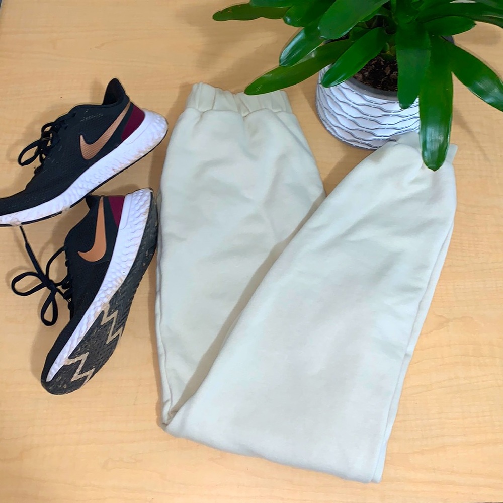 Beige sweats
